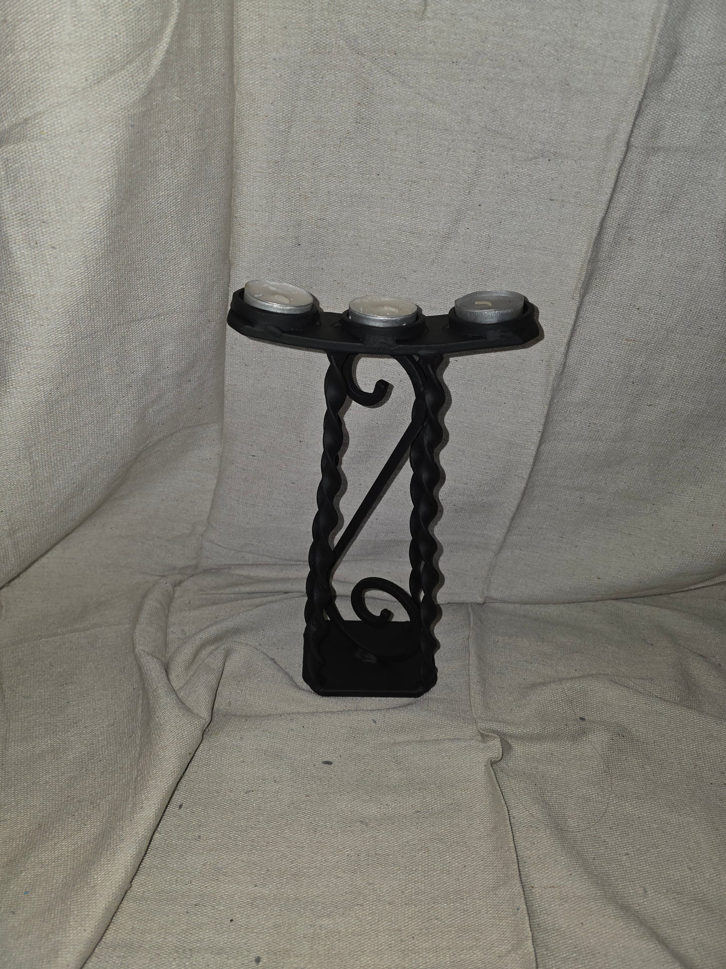Triple Tea-Light Candle Holder