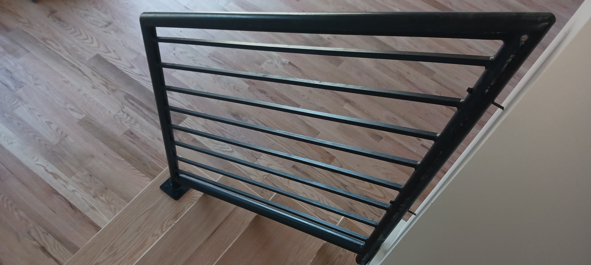 Here's one guardrail after they installed it.  The cover picture of this slideshow is another angle of one of these.