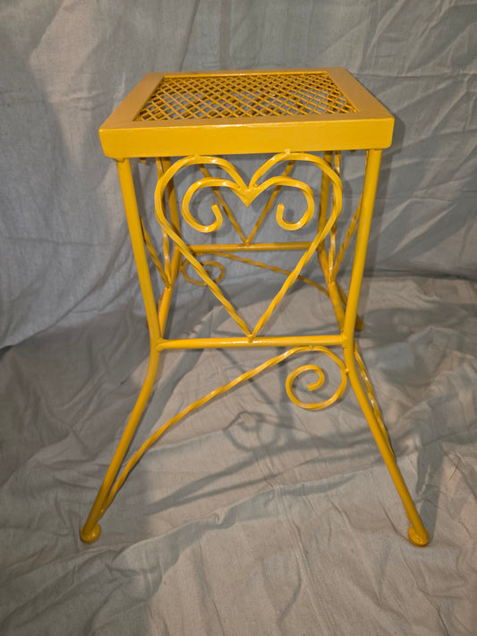 Square Twisted Hearts Plant Stand (Twisted Hearts Collection #2)