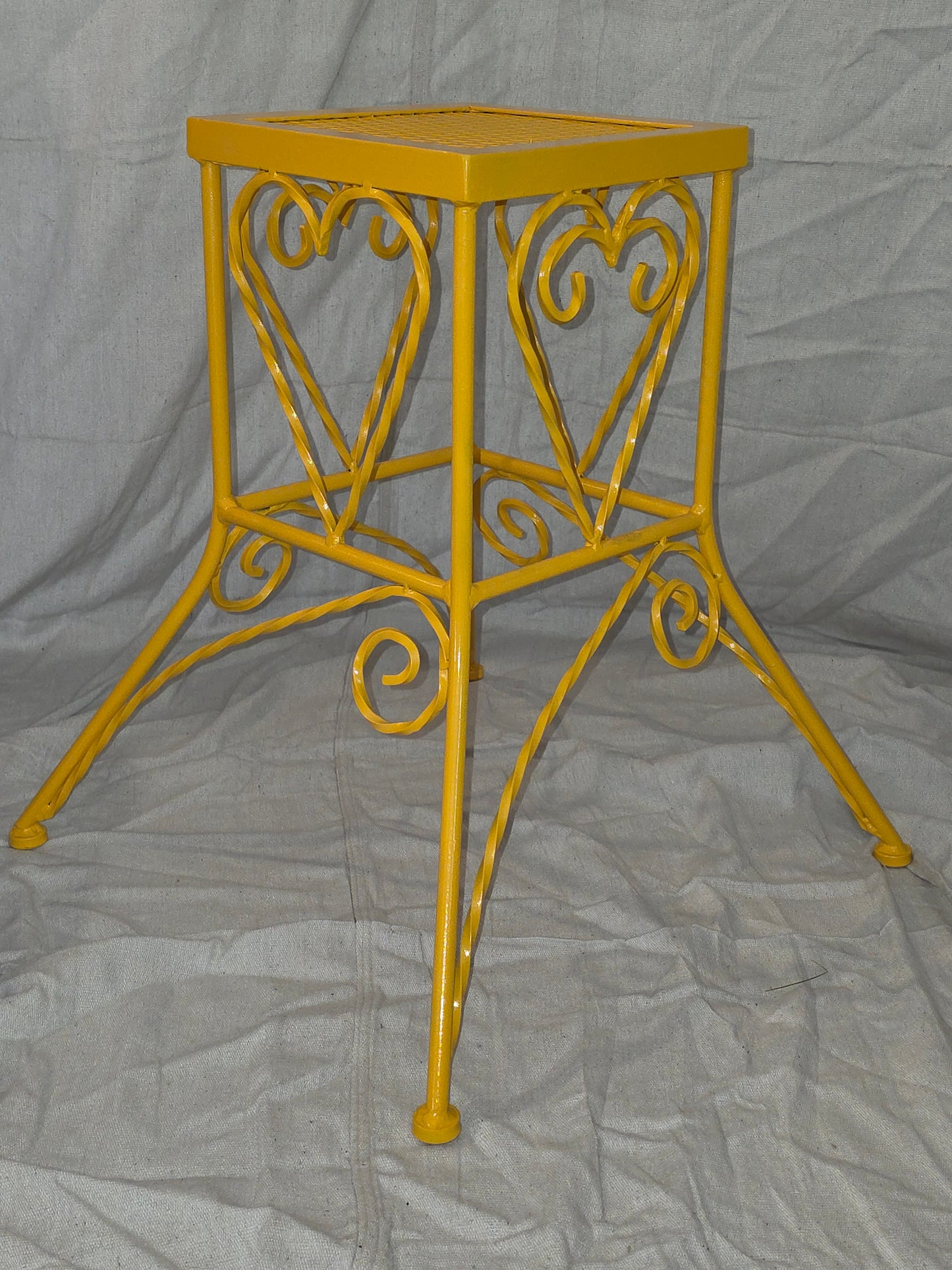 Square Twisted Hearts Plant Stand (Twisted Hearts Collection #2)